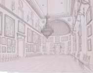 Friedenreich Julius Interiors of the New Hermitage. The Spanish Room - Hermitage